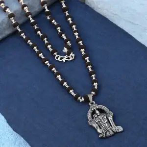 Murugan Karungali Mala Silver Pendnet for Men,Women